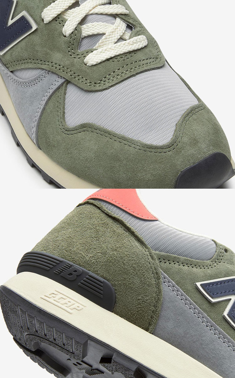 New Balance 574 ダークグリーン スニーカー - メルカリ