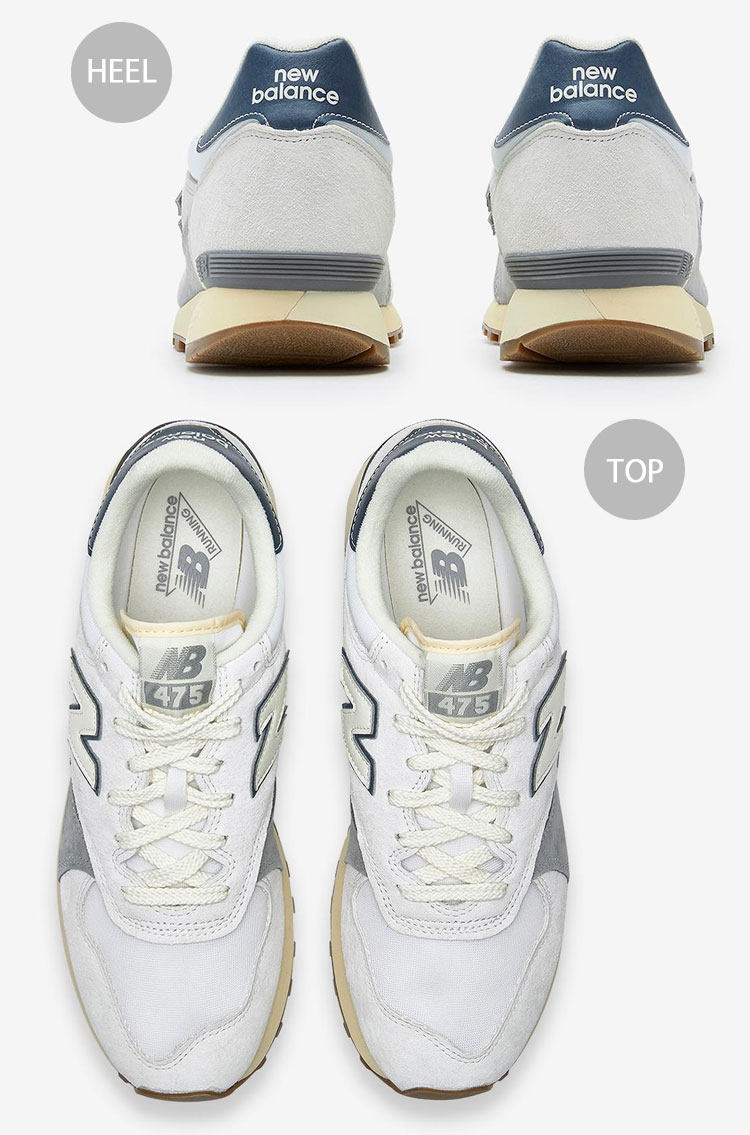 New Balance ニューバランス スニーカー U475FC GREY WHITE