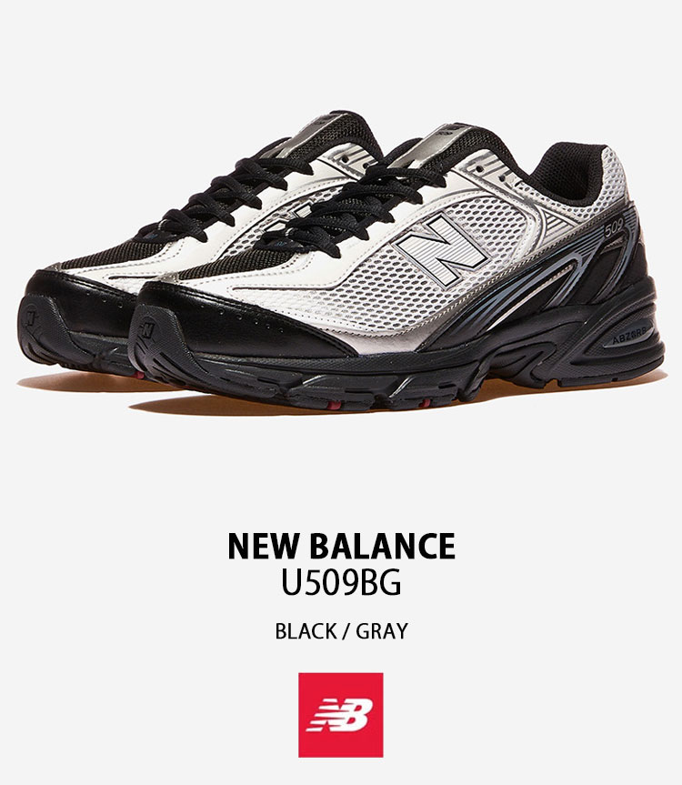訳あり商品 New Balance ニューバランス スニーカー U509BG BLACK GRAY 靴