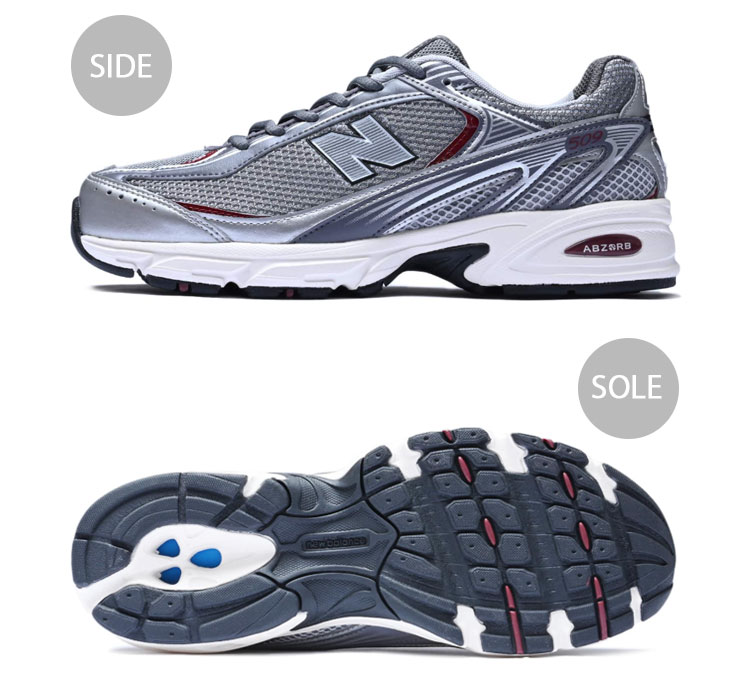 New Balance（ニューバランス） スニーカー U509D1 GREY RED シューズ