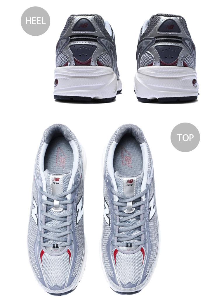 New Balance ニューバランス スニーカー U509D1 GREY RED