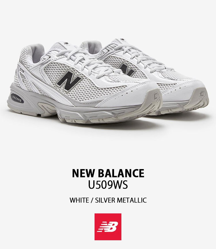 New Balance（ニューバランス） スニーカー U509WS WHITE SILVER
