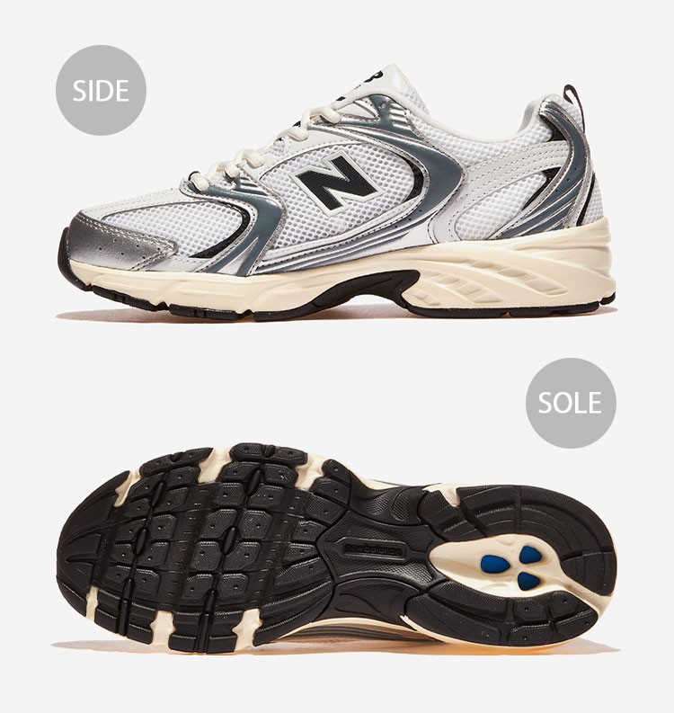 New Balance（ニューバランス） スニーカー U530ESA SILVER BLACK