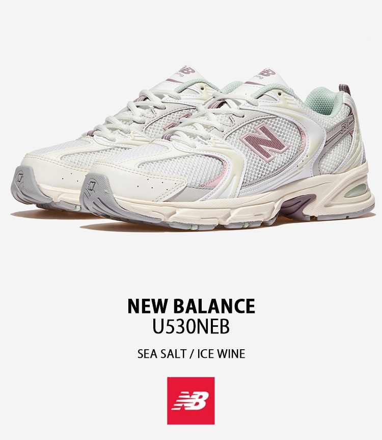 New Balance 530 ホワイト/パープル 女性用ゴルフシューズ New Balance（ニューバランス） スニーカー U530NEB WHITE PURPLE
