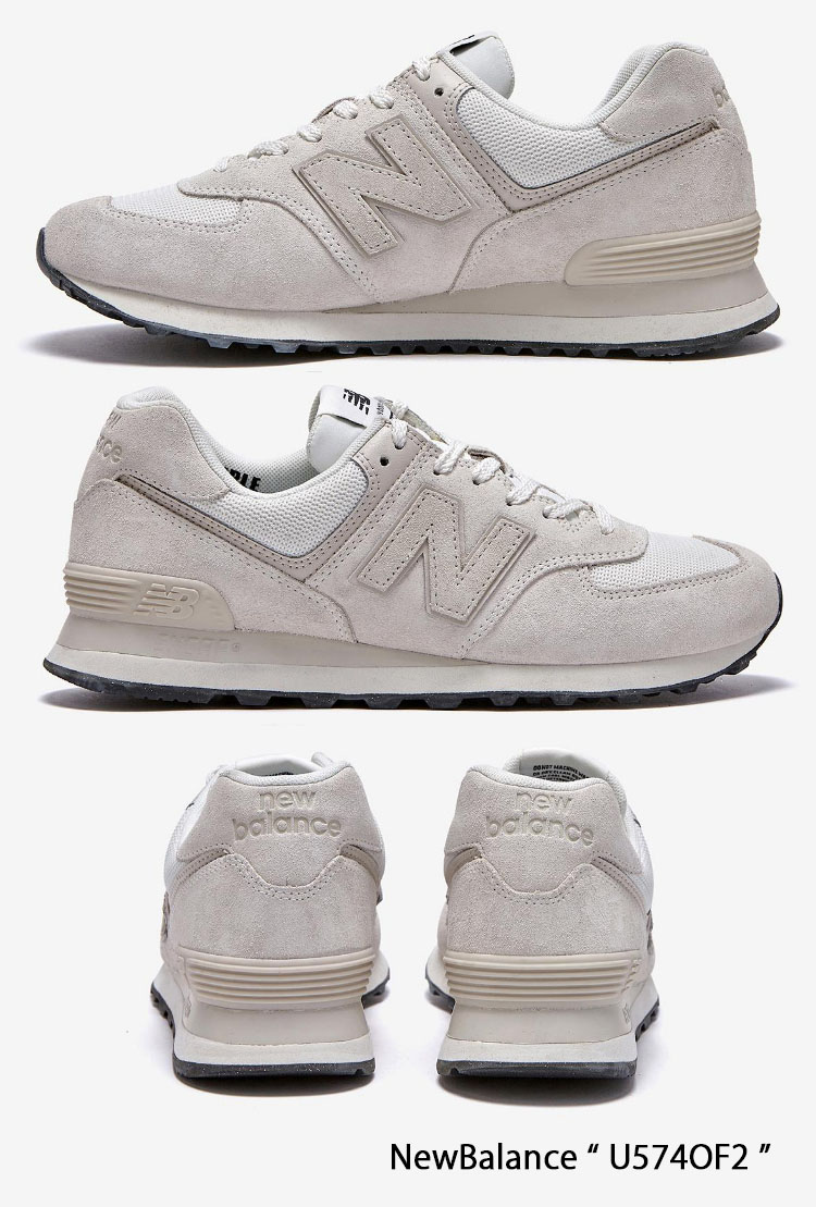 New Balance（ニューバランス） スニーカー 574 U574OF2 WHITE BEIGE