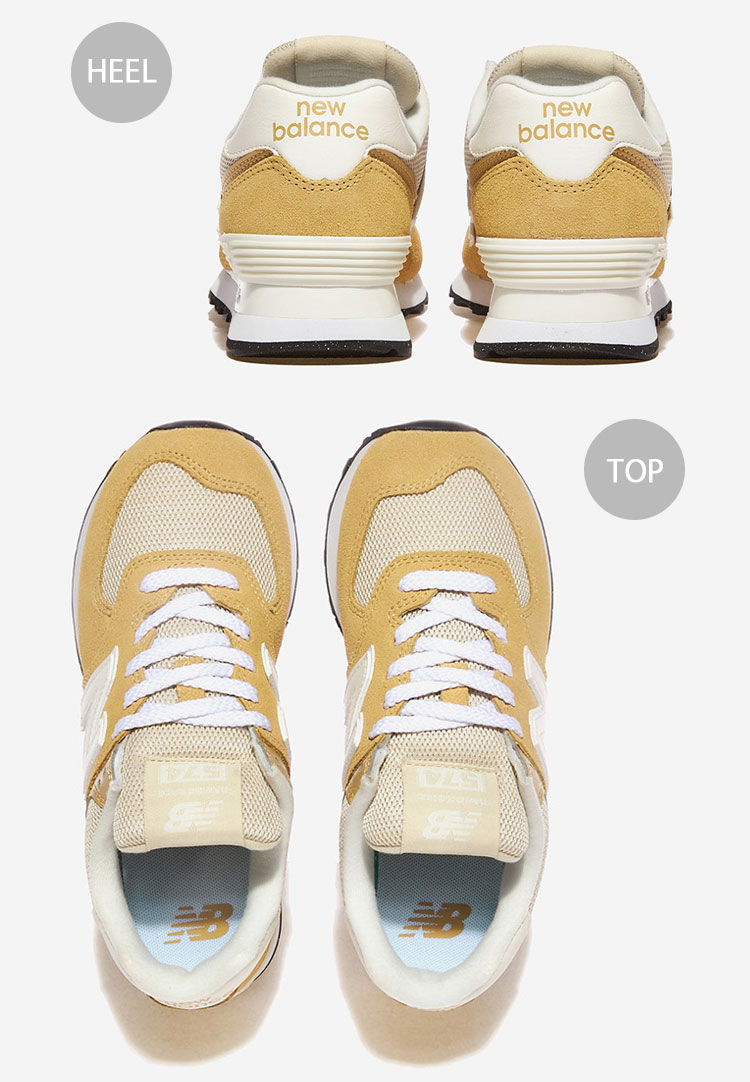 New Balance ニューバランス スニーカー U574PBE YELLOW BEIGE