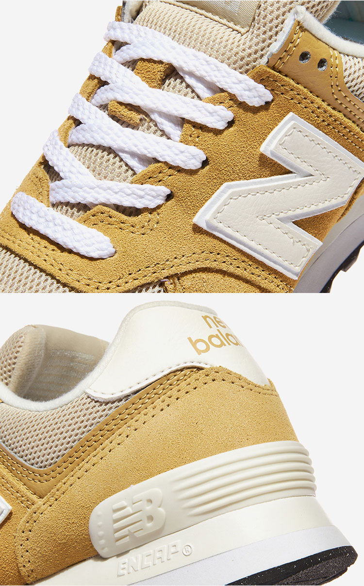 New Balance ニューバランス スニーカー U574PBE YELLOW BEIGE