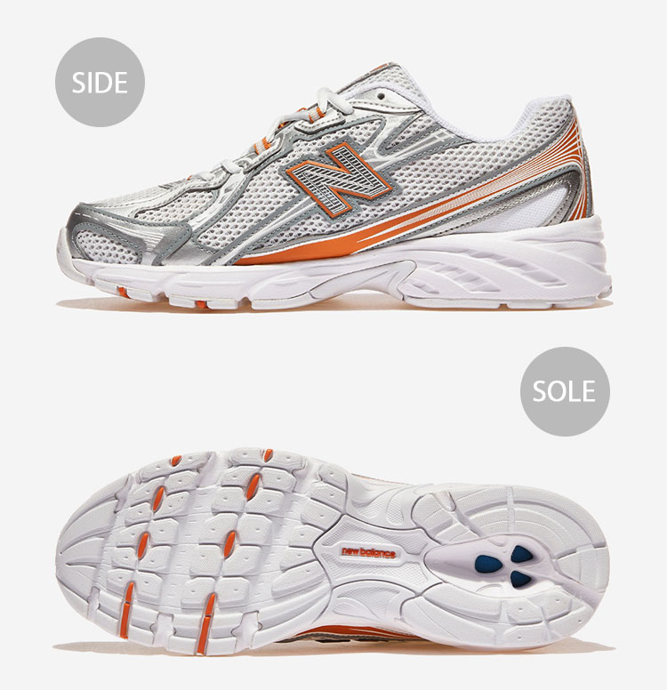 New Balance（ニューバランス） スニーカー U740CL2 ORANGE SILVER
