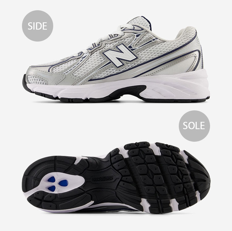 New Balance ニューバランス スニーカー U740WN2 WHITE SILVER