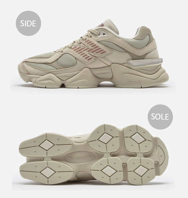 【新品未使用】ニューバランス U9060ZGC 24cm New Balance ニューバランス スニーカー U9060ZGC BONE SPARROW