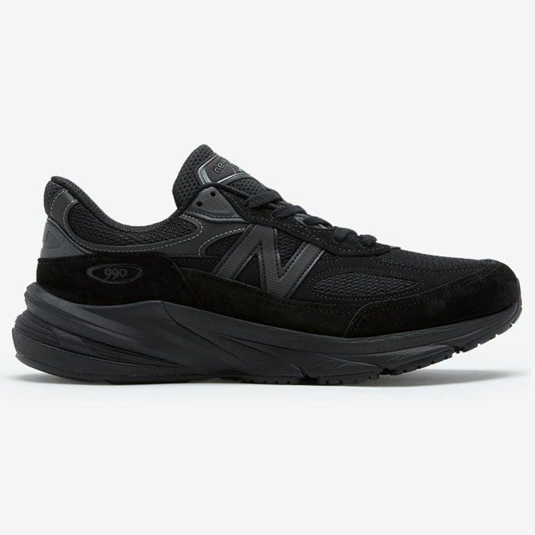 New Balance ニューバランス スニーカー 990V6 U990BB6 MADE IN USA レザー スウェード TRIPLE BLACK  NewBalance990 ニューバランス990 トリプルブラック