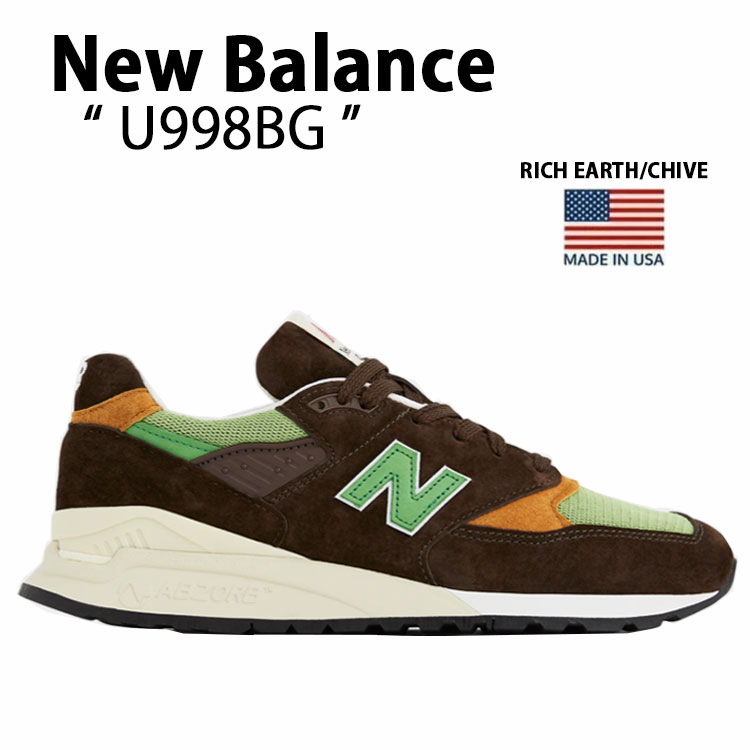 New Balance(ニューバランス) スニーカー U998BG RICH EARTH CHIVE New Balance(ニューバランス) スニーカー U998BG RICH EARTH CHIVE