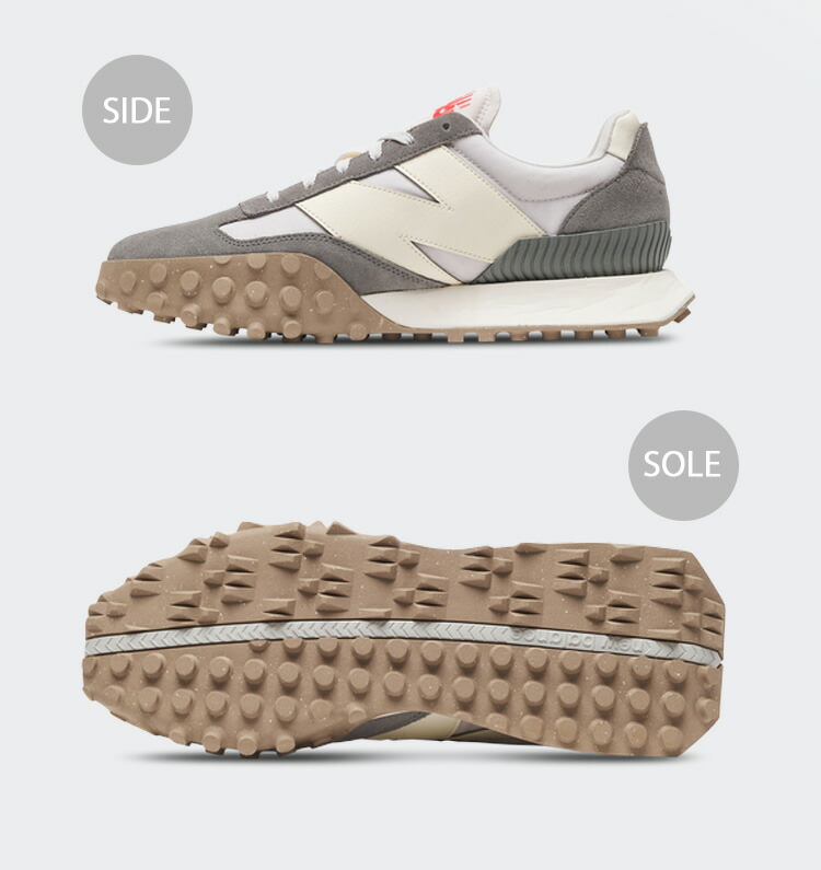 New Balance UXC72QK グレー/ホワイト スニーカー New Balance ニューバランス UXC72QK スニーカー グレー