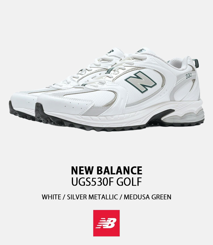 New Balance 530 ホワイト/パープル 女性用ゴルフシューズ New Balance（ニューバランス） スニーカー UGS530F GOLF シューズ
