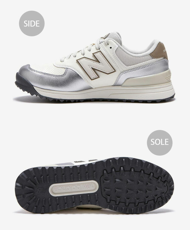New Balance ゴルフシューズ 女性用 ホワイト/ターコイズ 白にターコイズブルーが真夏ラウンドに映える！ ニューバランスの新作