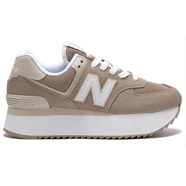 New Balance ニューバランス レディース スニーカー WL574 NEWBALANCE WL574ZSM BEIGE ベージュ シューズ 厚底シューズ 厚底スニーカー プラットフォーム｜a-dot｜02