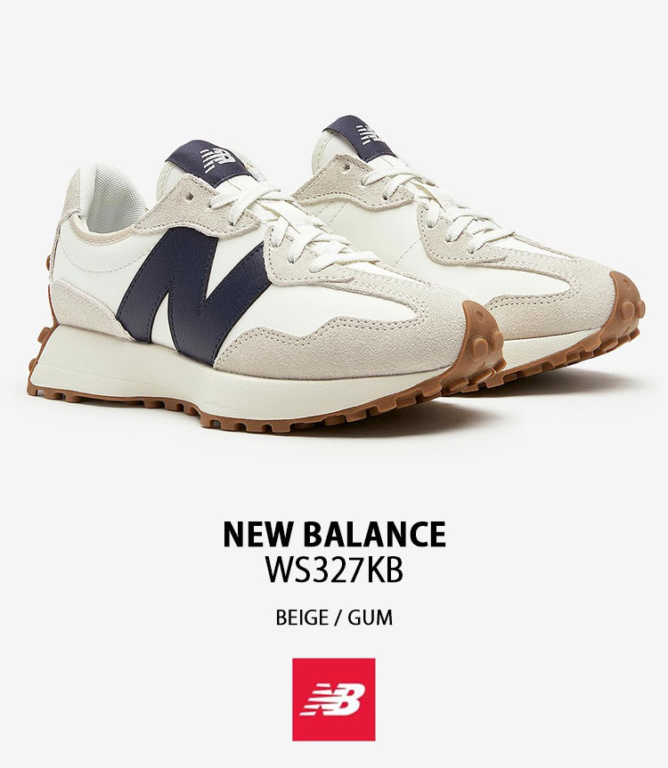New Balance ニューバランス スニーカー WS327KB BEIGE GUM シューズ NewBalance327 ベージュ ガム スエード 本革 レディース New Balance（ニューバランス） スニーカー WS327KB BEIGE GUM