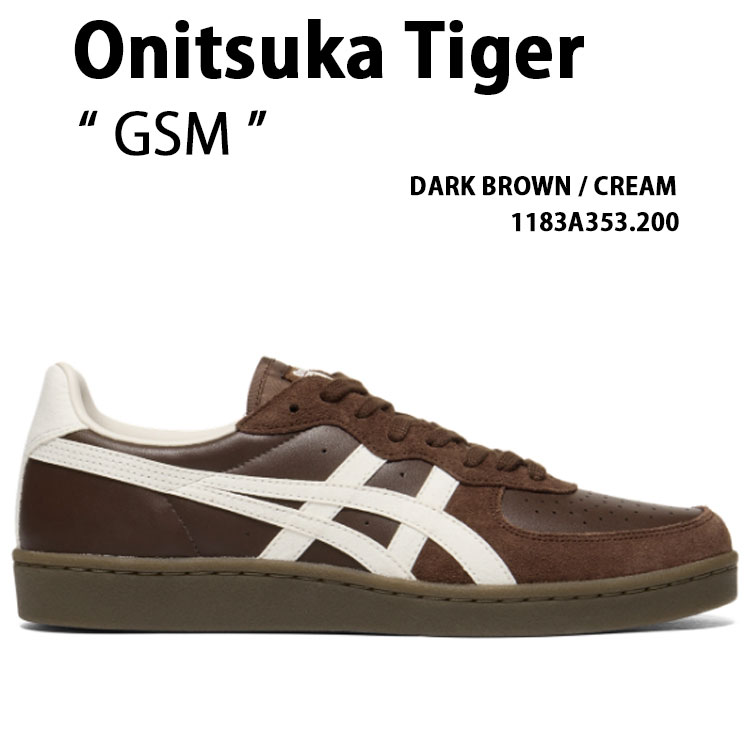 Onitsuka Tiger（オニツカタイガー） スニーカー GSM DARK BROWN CREAM 