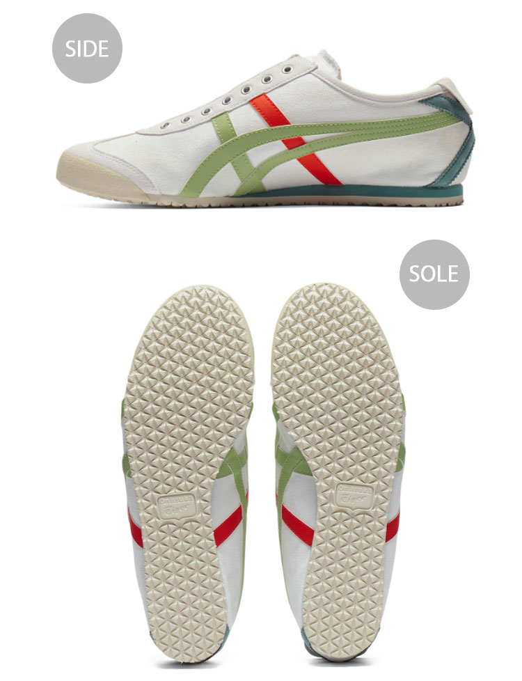 Onitsuka Tiger ホワイト/グリーン スニーカー Onitsuka Tiger Tokuten 