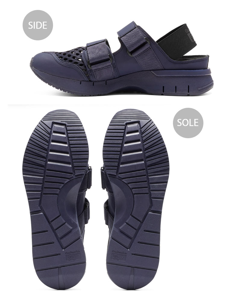 Onitsuka Tiger ブラック スポーツサンダル Onitsuka Tiger◇サンダル/26cm/BLK/F130324 : セカンドストリート