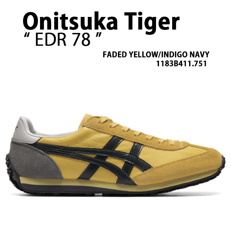 Onitsuka Tiger イエロースニーカー Onitsuka Tiger EDR 78 オニツカタイガー メンズ レディース