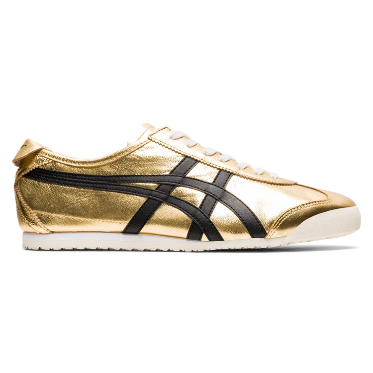 Onitsuka Tiger オニツカタイガー スニーカー MEXICO 66 PURE GOLD BLACK メンズ レディース Onitsuka Tiger（オニツカタイガー） スニーカー MEXICO 66 PURE GOLD