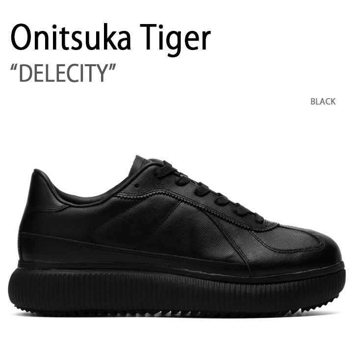 Onitsuka Tiger オニツカタイガー スニーカー DELECITY BLACK 