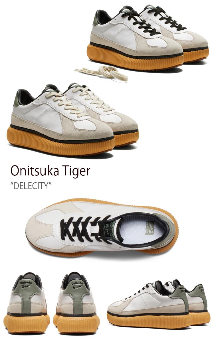 Onitsuka Tiger オニツカタイガー スニーカー DELECITY WHITE デレシティ ホワイト メンズ レディース  1183B874.103