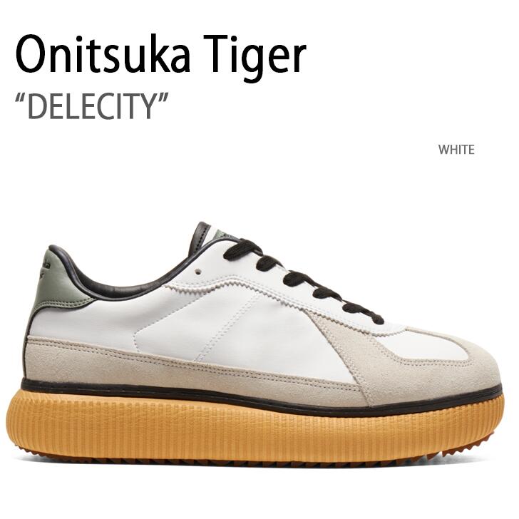 Onitsuka Tiger オニツカタイガー スニーカー DELECITY WHITE デレシティ ホワイト メンズ レディース  1183B874.103