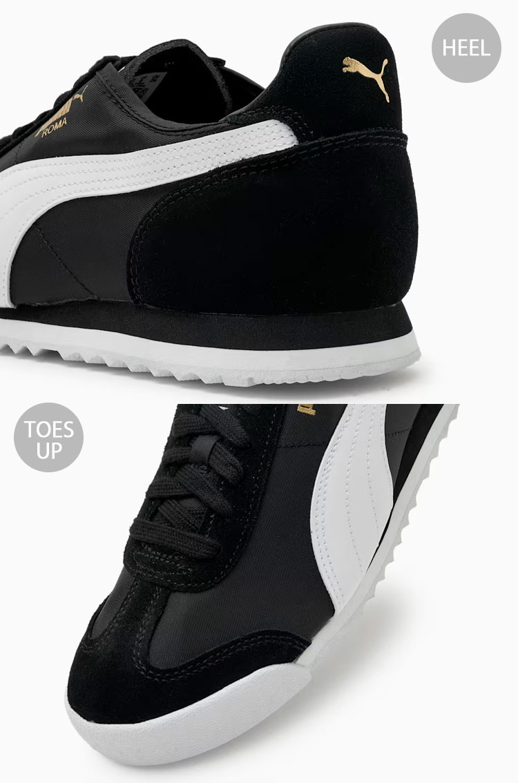 ★ PUMA ★ ROMA OG NYLON プーマ ローマ OG 362408-01 Puma Roma OG Nylon Whisper White Black Unisex Sneakers