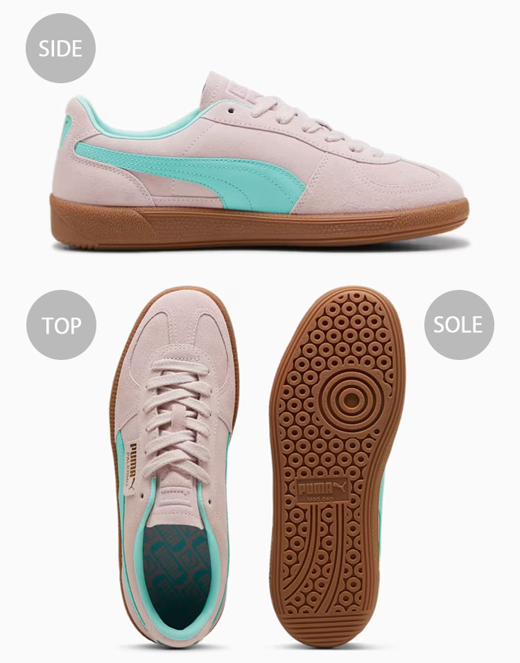PUMA（プーマ） スニーカー PALERMO パレルモ MAUVE MINT GUM