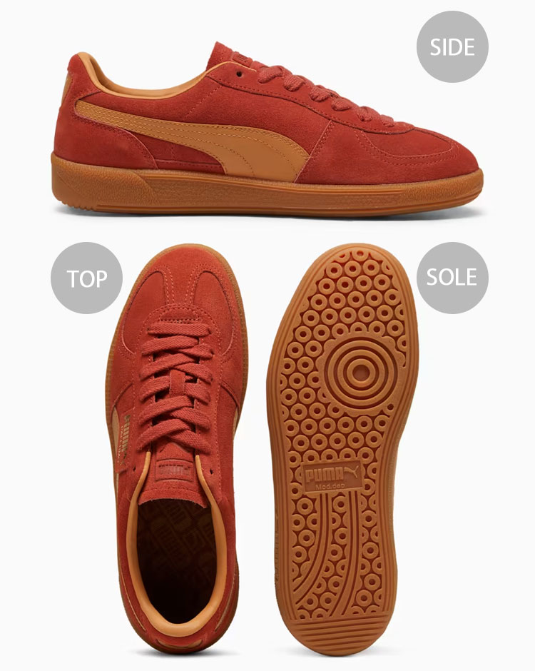 PUMA（プーマ） スニーカー PALERMO 396463-24 パレルモ RED CARAMEL