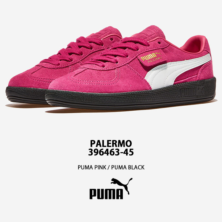 PUMA プーマ スニーカー PALERMO X F.C. パレルモ PINK BLACK