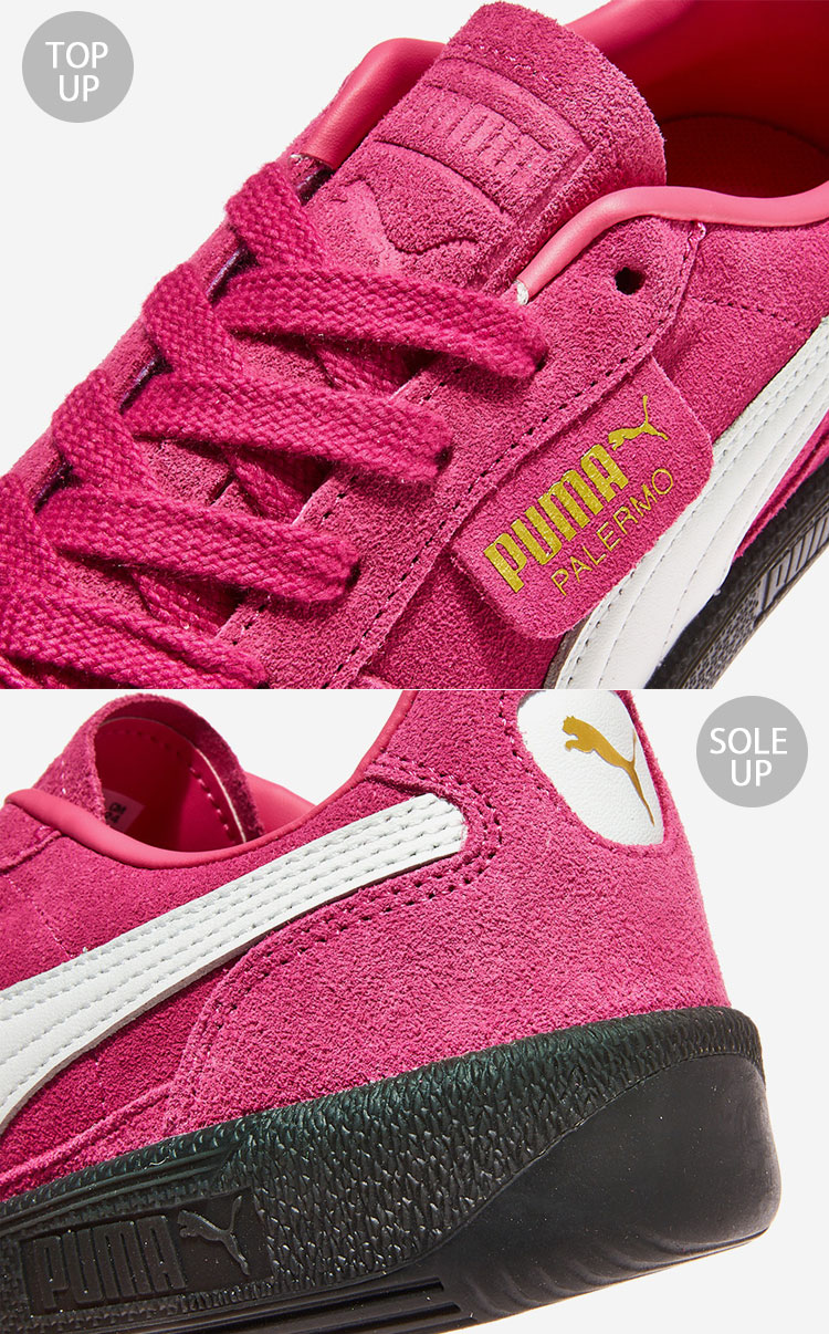 PUMA（プーマ） スニーカー PALERMO 396463-45 パレルモ PINK WHITE