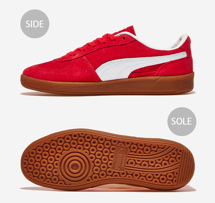 スニーカー ^PUMA^ Palermo Red White 39646358 396463-58 PUMA プーマ スニーカー PALERMO 396463-58 パレルモ RED WHITE