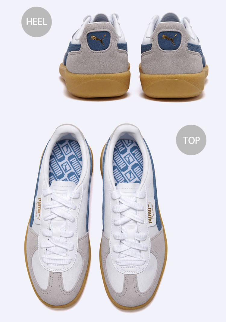 PUMA（プーマ） スニーカー PALERMO LEATHER パレルモ レザー WHITE