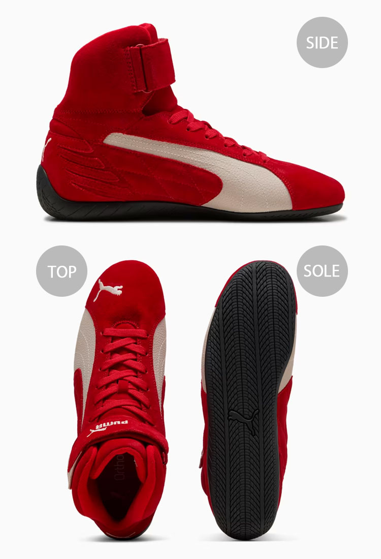 Puma レッド スピードキャット　スエード ローカットスニーカー　23センチ Puma レッド スピードキャット スエード ローカットスニーカー