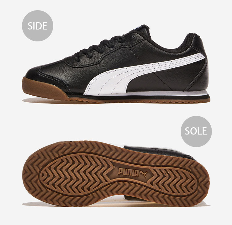スニーカー PUMA Turino II Black White 40204901 PUMA プーマ スニーカー TURINO II T トリノ2 BLACK WHITE