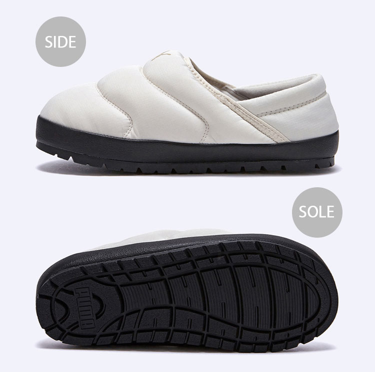 【美品2、3時間履いたのみ】PUMA ローファー ホワイト 26.0 PUMA（プーマ） ミュール TUFF TERRA WHITE 402176-02 タフ テラ