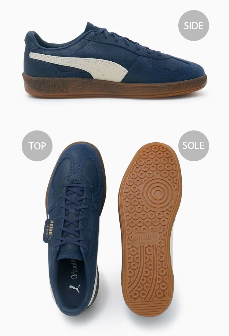 PUMA PALERMO ネイビー　25cm PUMA プーマ スニーカー PALERMO AGED 402854-06 NAVY シューズ