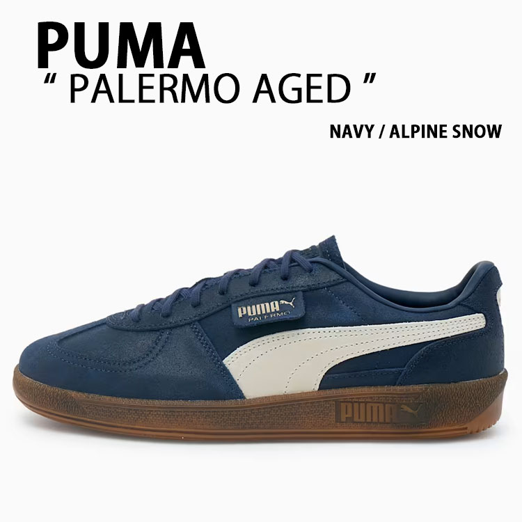 PUMA プーマ スニーカー PALERMO AGED 402854-06 NAVY シューズ