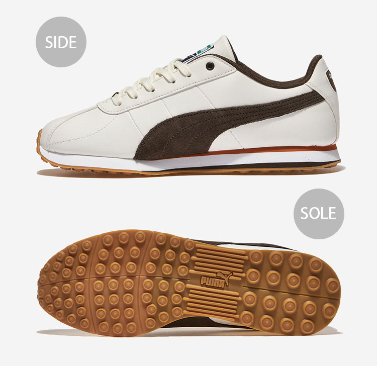 PUMA（プーマ） スニーカー TURIN 4 WHITE BROWN 403825-01 シューズ
