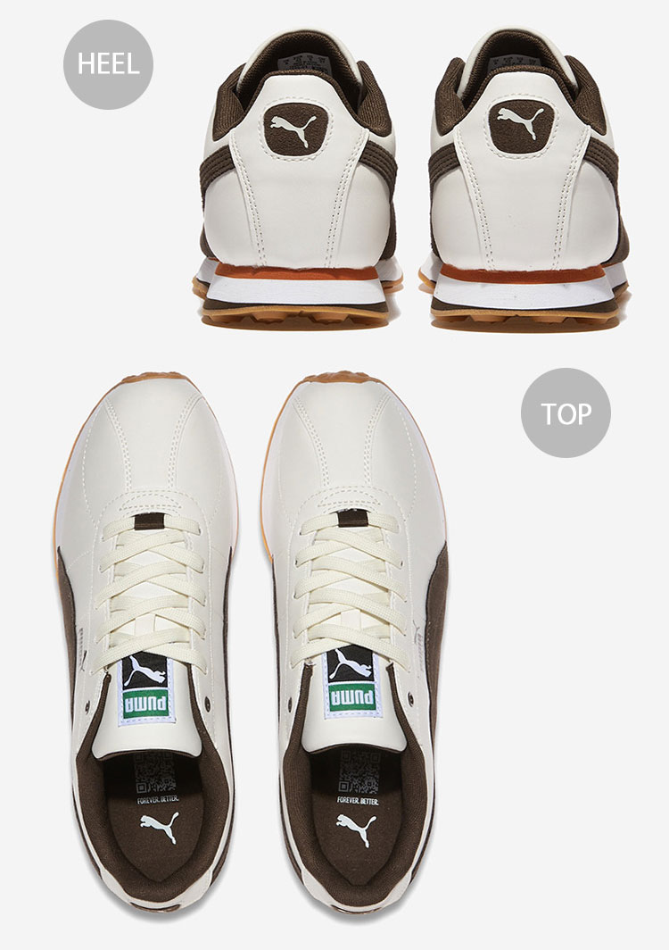PUMA（プーマ） スニーカー TURIN 4 WHITE BROWN 403825-01 シューズ