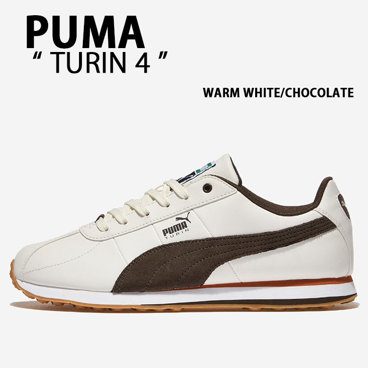 PUMA（プーマ） スニーカー TURIN 4 WHITE BROWN 403825-01 シューズ