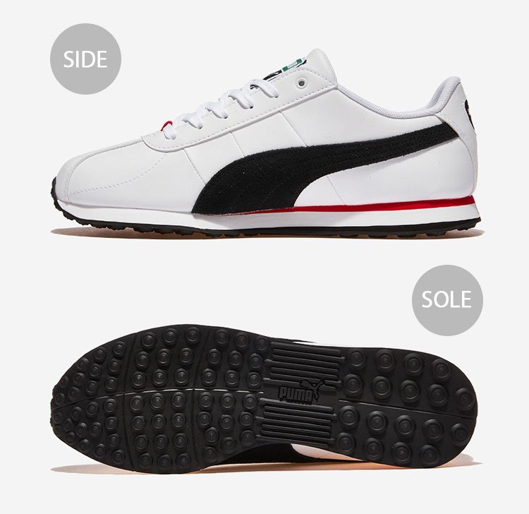 【PUMA】 プーマ TURIN 4 チューリン 4 WHITE/BLACK 国内発送 PUMA】 プーマ TURIN 4 チューリン 4 WHITE/BLACK 国内発送