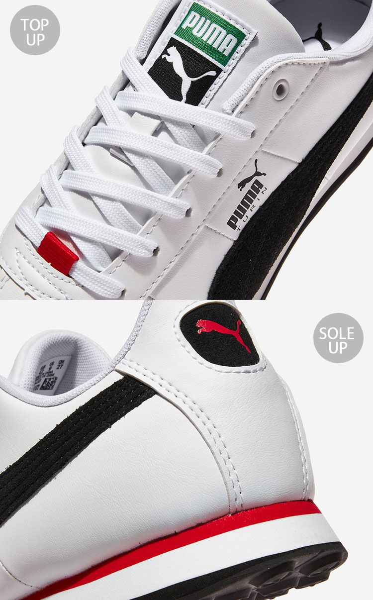 【PUMA】 プーマ TURIN 4 チューリン 4 WHITE/BLACK 国内発送 PUMA】 プーマ TURIN 4 チューリン 4 WHITE/BLACK 国内発送