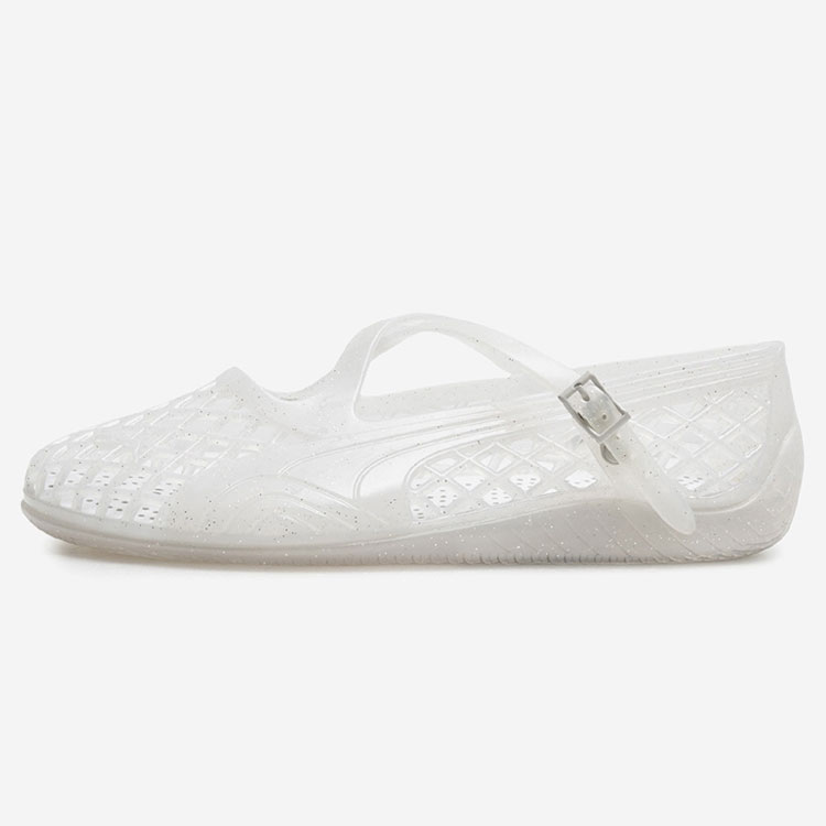 【新品タグ付】PUMA スピードキャット サンダル ホワイト 24cmレディース PUMA（プーマ） レディース サンダル SPEEDCAT BALLET JELLY WNS