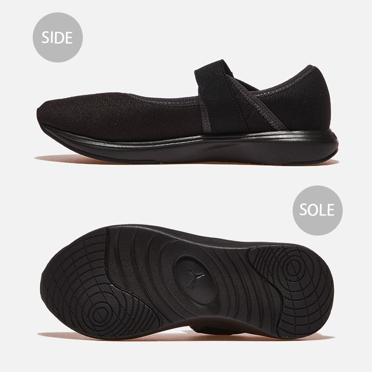 PUMA プーマ シューズ SOFTRIDE CRUISE 2 BALLET WNS PUMA BLACK ROSE GOLD PKI30990001 ソフトライド クルーズ 2 バレエ ウーマンズ PUMA（プーマ） シューズ SOFTRIDE CRUISE 2 BALLET WNS PUMA BLACK