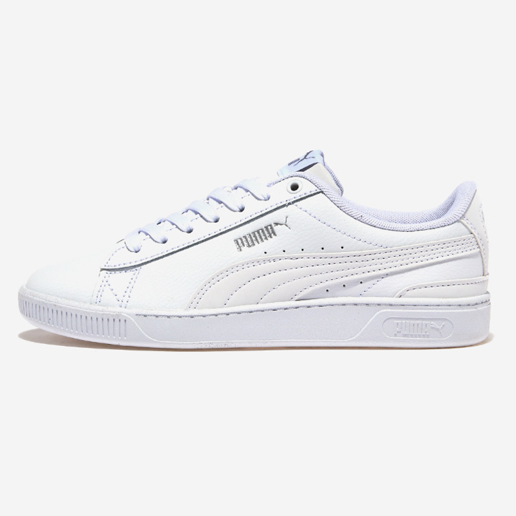 PUMA プーマ スニーカー Vikky v3 Lthr ビッキー v3 レザー PUMA WHITE PUMA SILVER PKI38311502  ホワイト シルバー レディース メンズ｜a-dot｜02