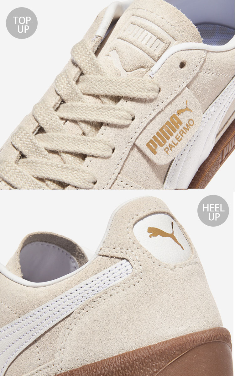 PUMA プーマ PALERMO パレルモ アルペンスノー　24.5 ベージュ PUMA プーマ PALERMO パレルモ アルペンスノー 24 5 ベージュゴールド